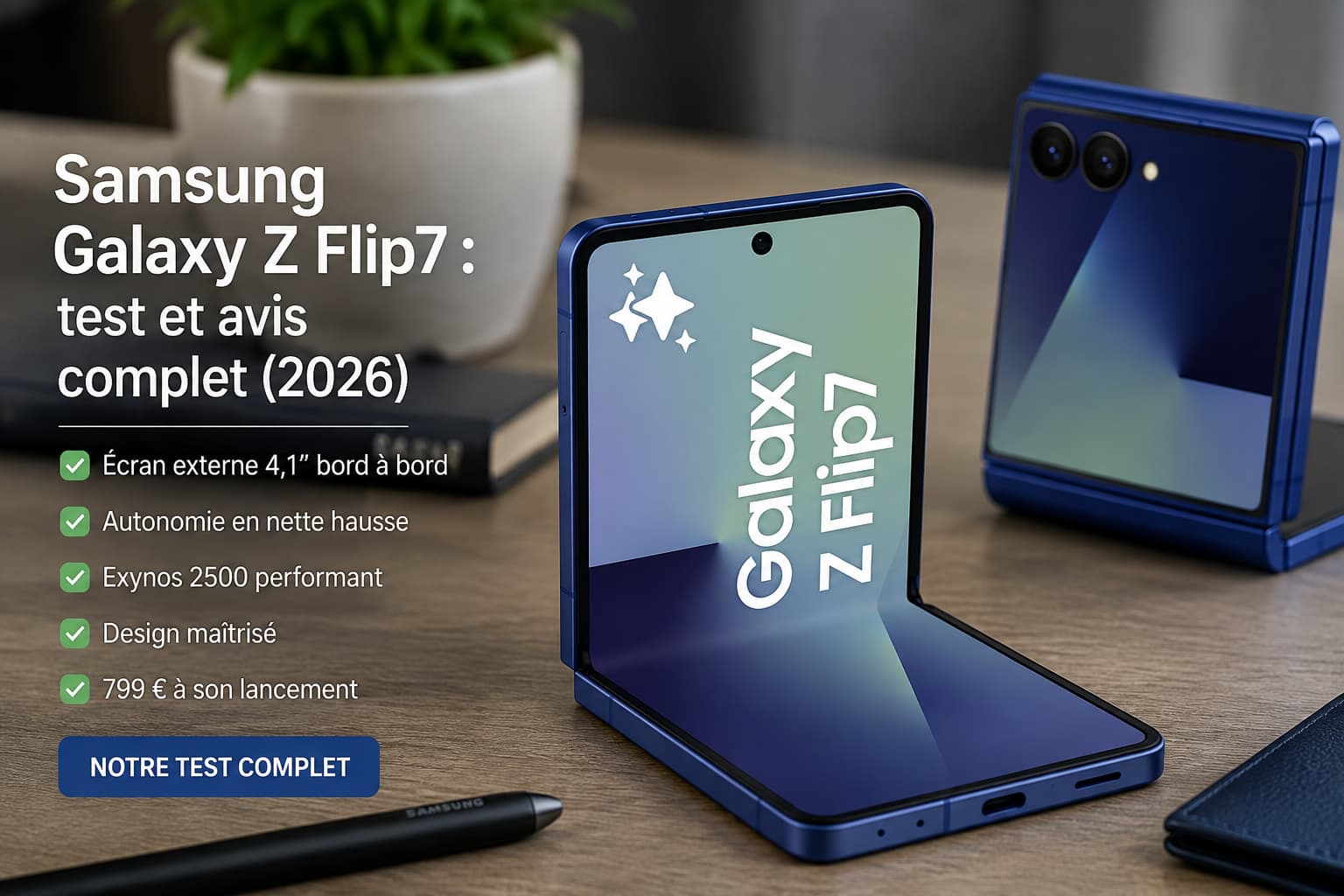 test complet Samsung Galaxy Z Flip 7